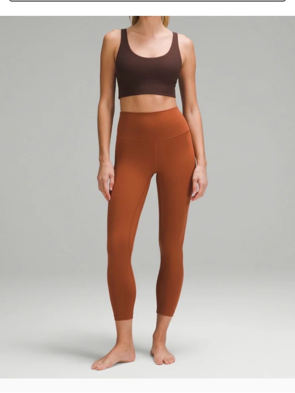 Lululemon Align 25” High-Rise Rust Brown Legging